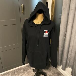 Edwin men’s sunset on Mount Fuji hoodie in Black Edwin size large